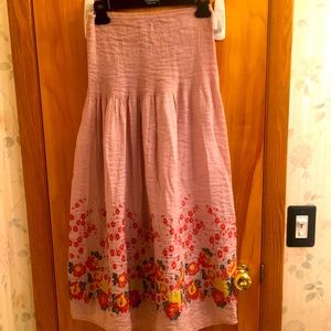 Strapless Lapis sundress